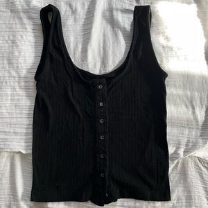 Button up tank top